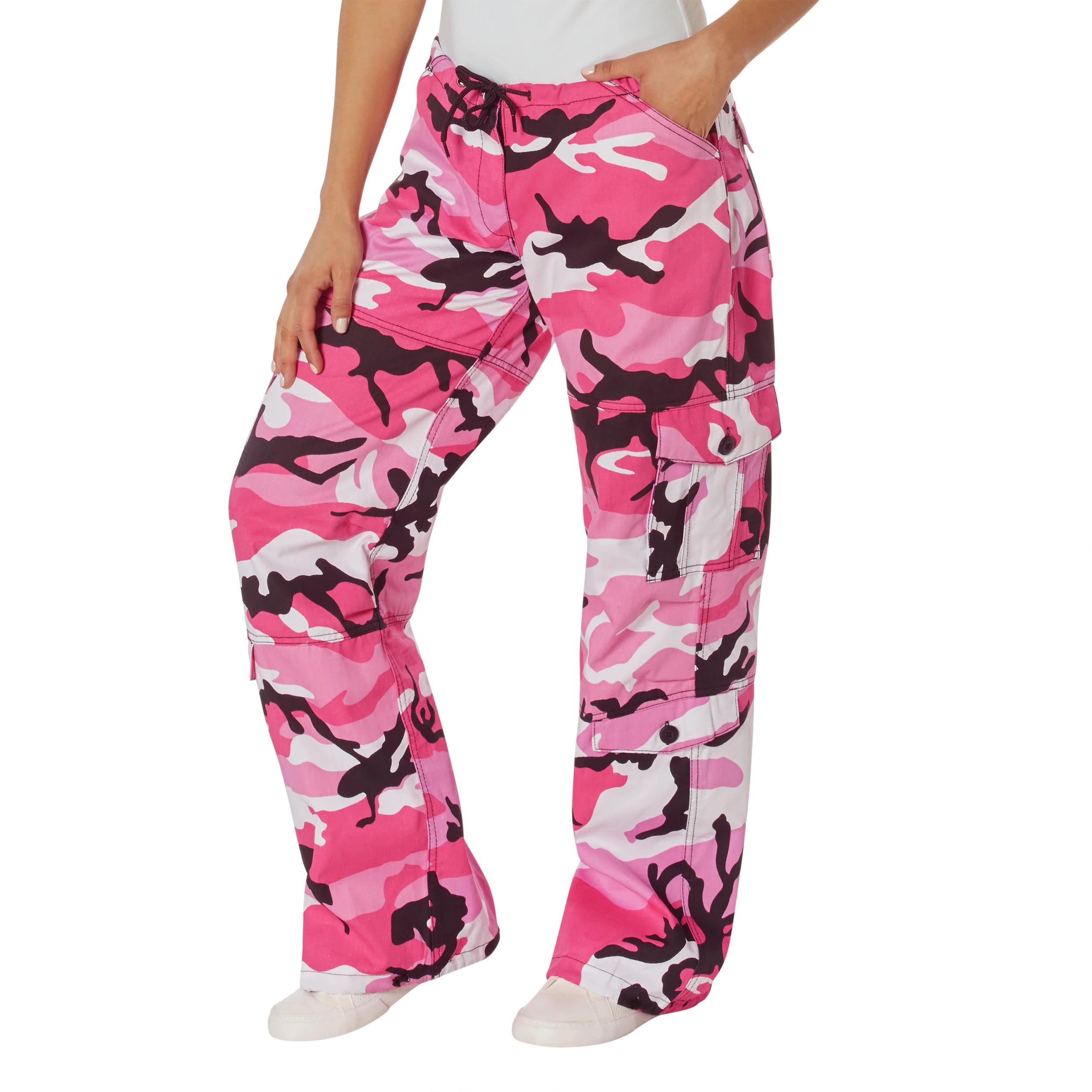 Rothco Womens Paratrooper Colored Camo Fatigues Pants detail photo