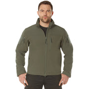 Rothco Stealth Ops Soft Shell Tactical Jacket Jackets side detail photo