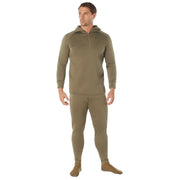 Rothco ECWCS Poly Zip Collar Shirts 670-1 Compliant Military Gear close-up photo