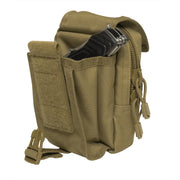 Rothco MOLLE Compatible EDC Everyday Carry Accessory Pouch Black Pouches reverse view
