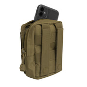 Rothco MOLLE Compatible EDC Everyday Carry Accessory Pouch Black angled product photo