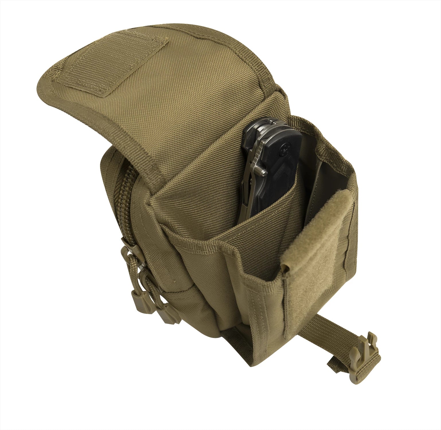 Rothco MOLLE Compatible EDC Everyday Carry Accessory Pouch Black Pouches detail photo