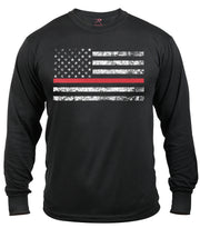 ROTHCo Thin Red Line Long Sleeve T-shirt - Security Pro USA