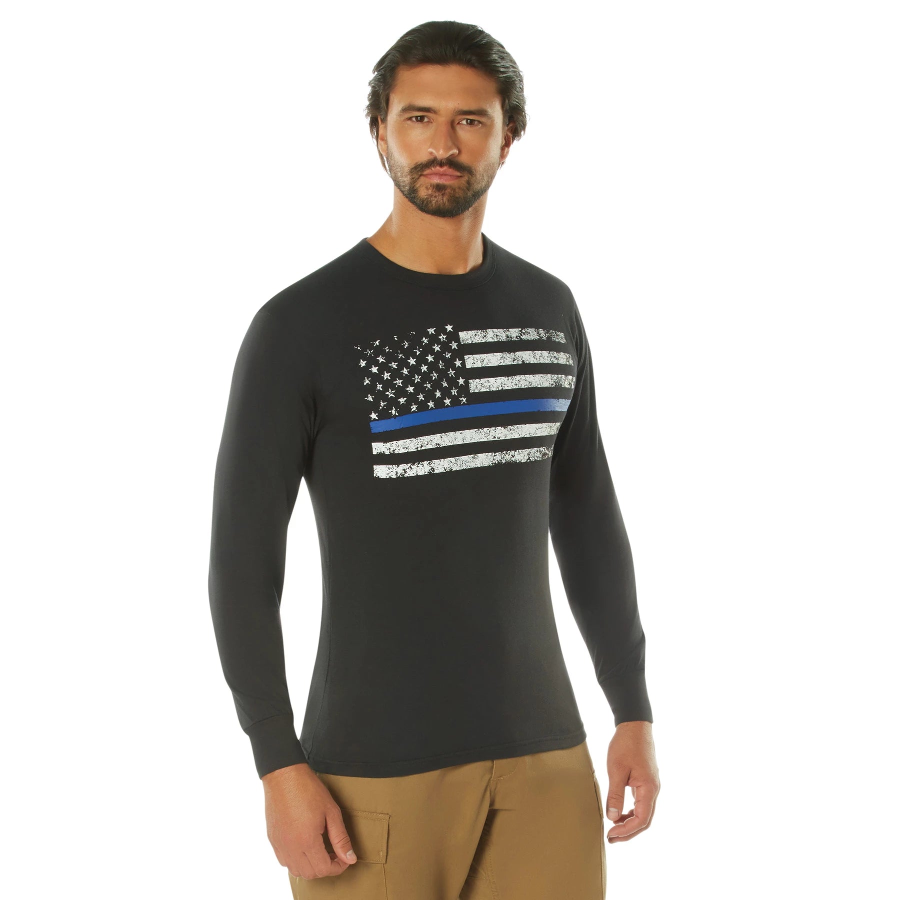 Long Sleeve Thin Blue Line T-Shirt