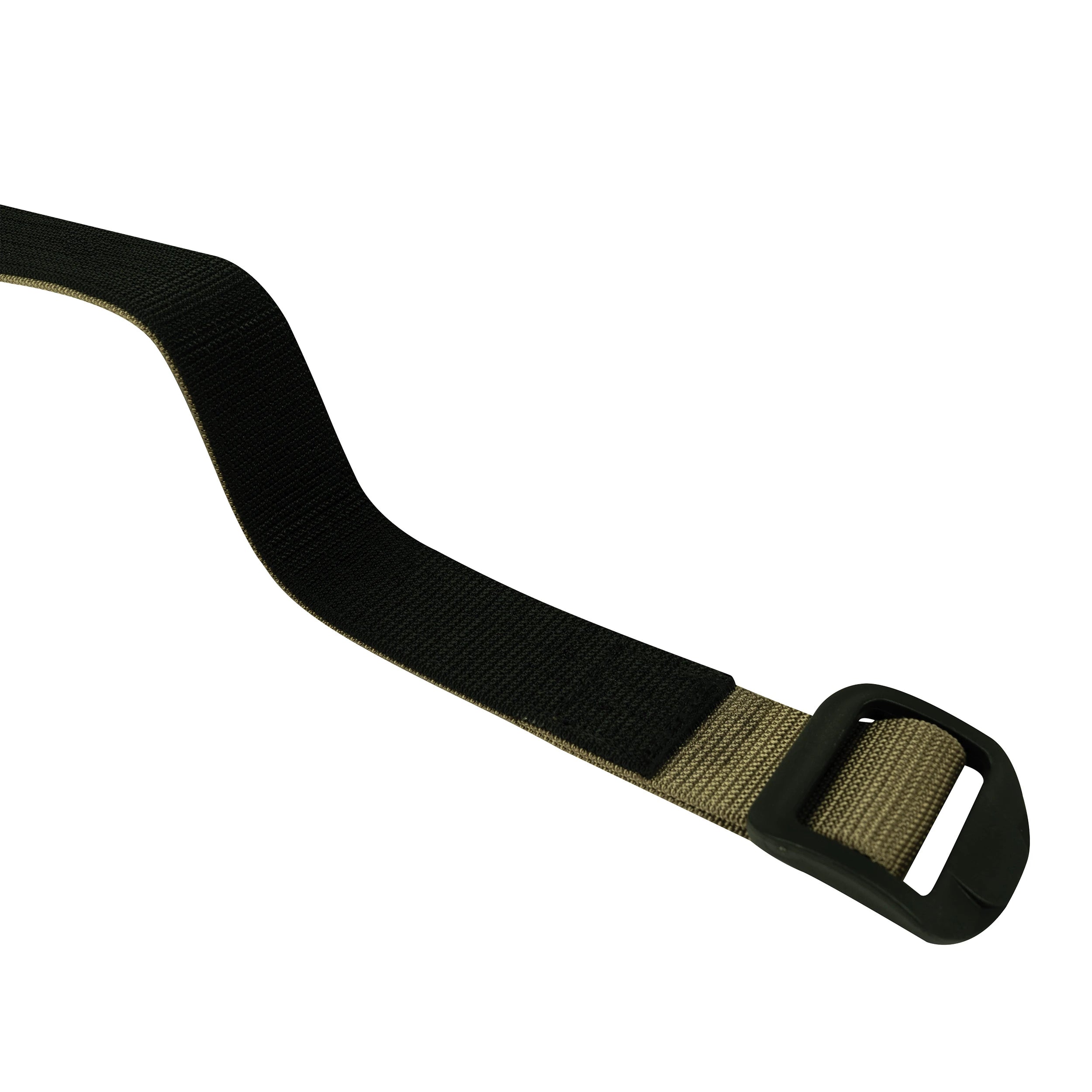 Rothco Reversible Airport Friendly Riggers Belt - Black / Coyote reverse view