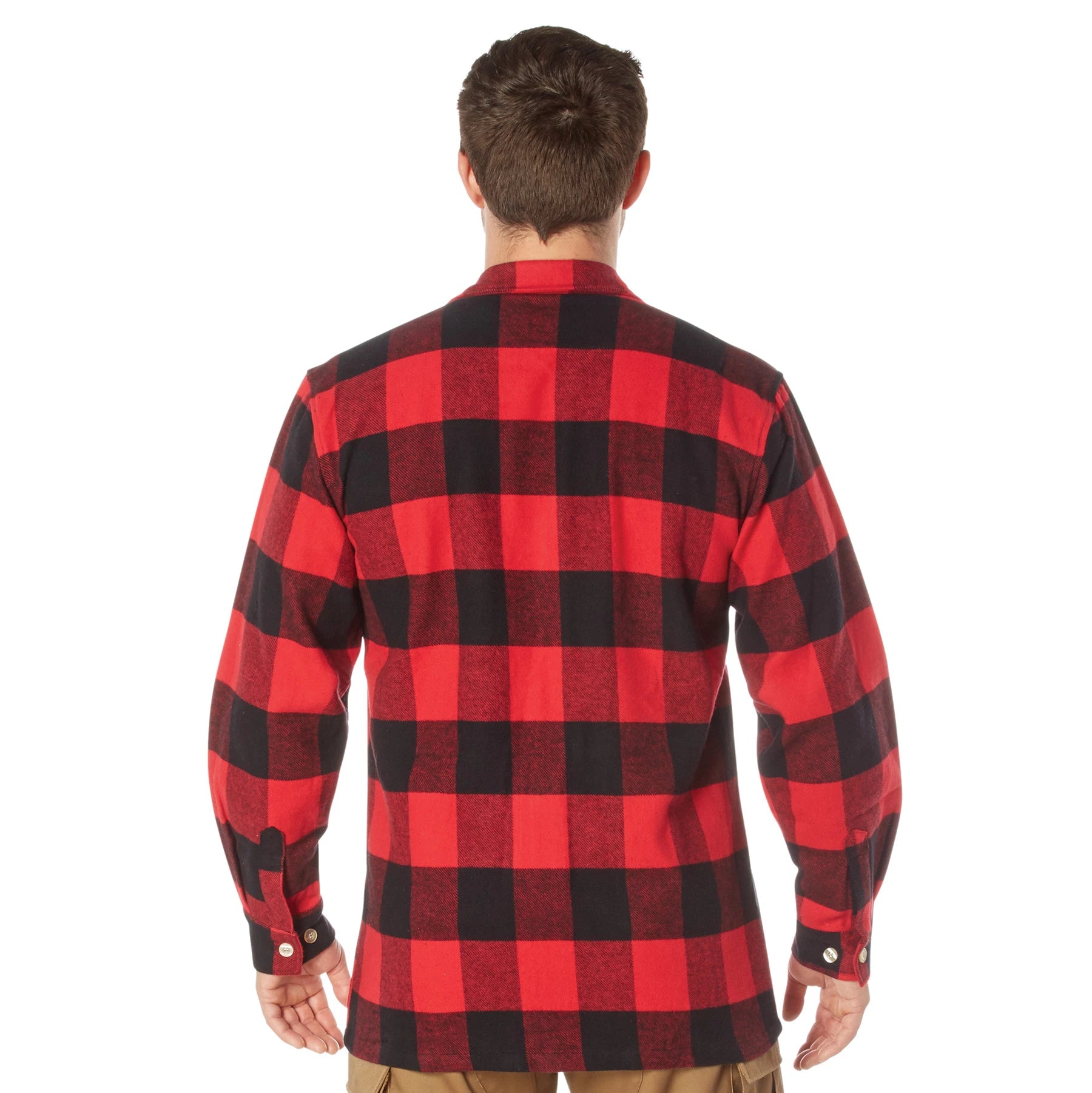 Rothco Concealed Carry Flannel Shirt Clothing angled product photo