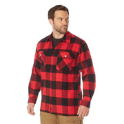Rothco Concealed Carry Flannel Shirt Clothing side detail photo