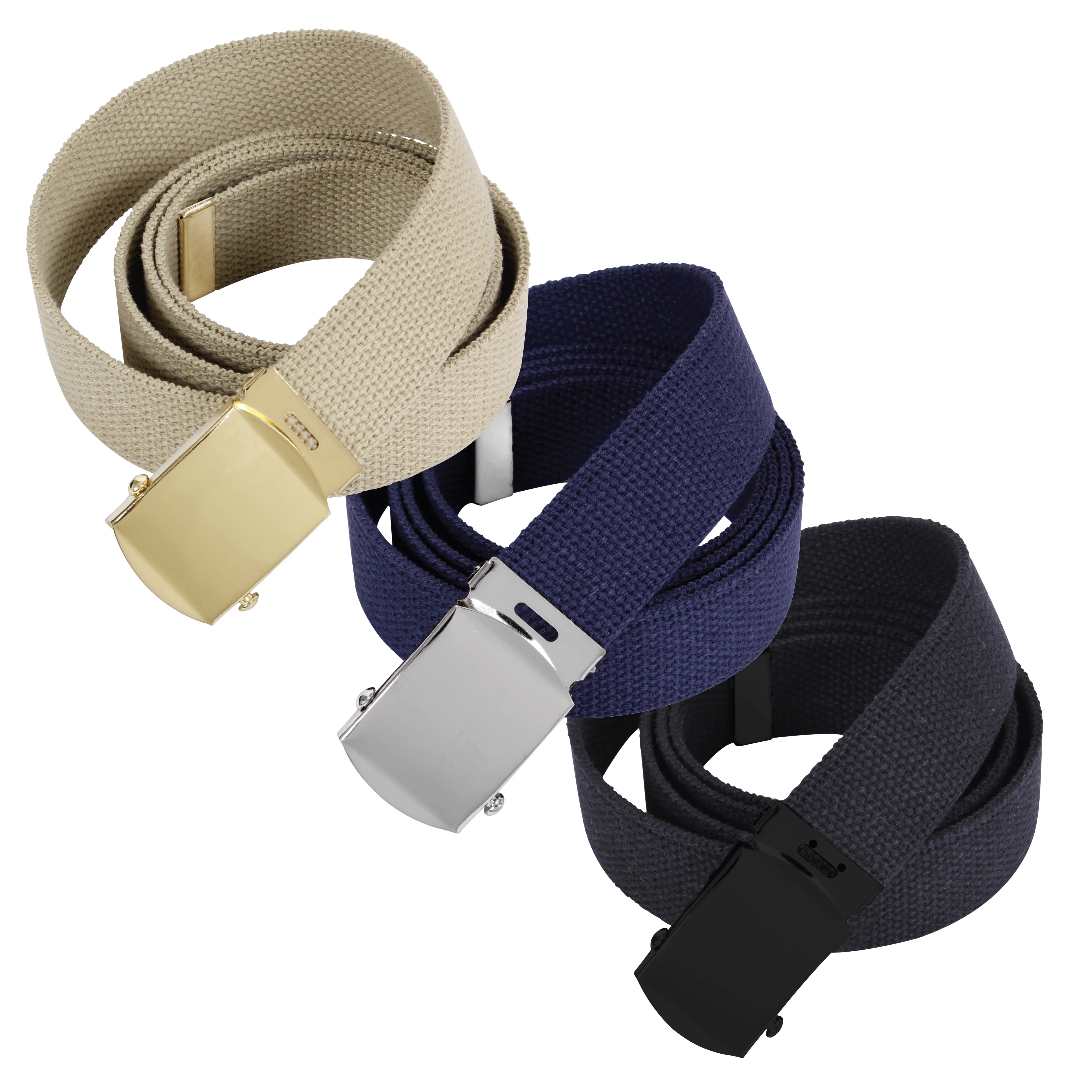 Rothco Web Belts In 3 Pack 54 Inches Military detail photo