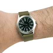 Rothco Military Style Quartz Watch Olive Drab Watches reverse view