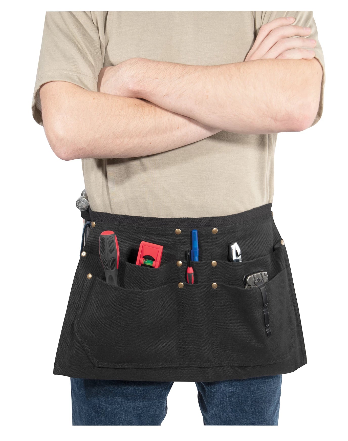 Rothco Canvas Waist Work Apron Black Sneak Previews additional view