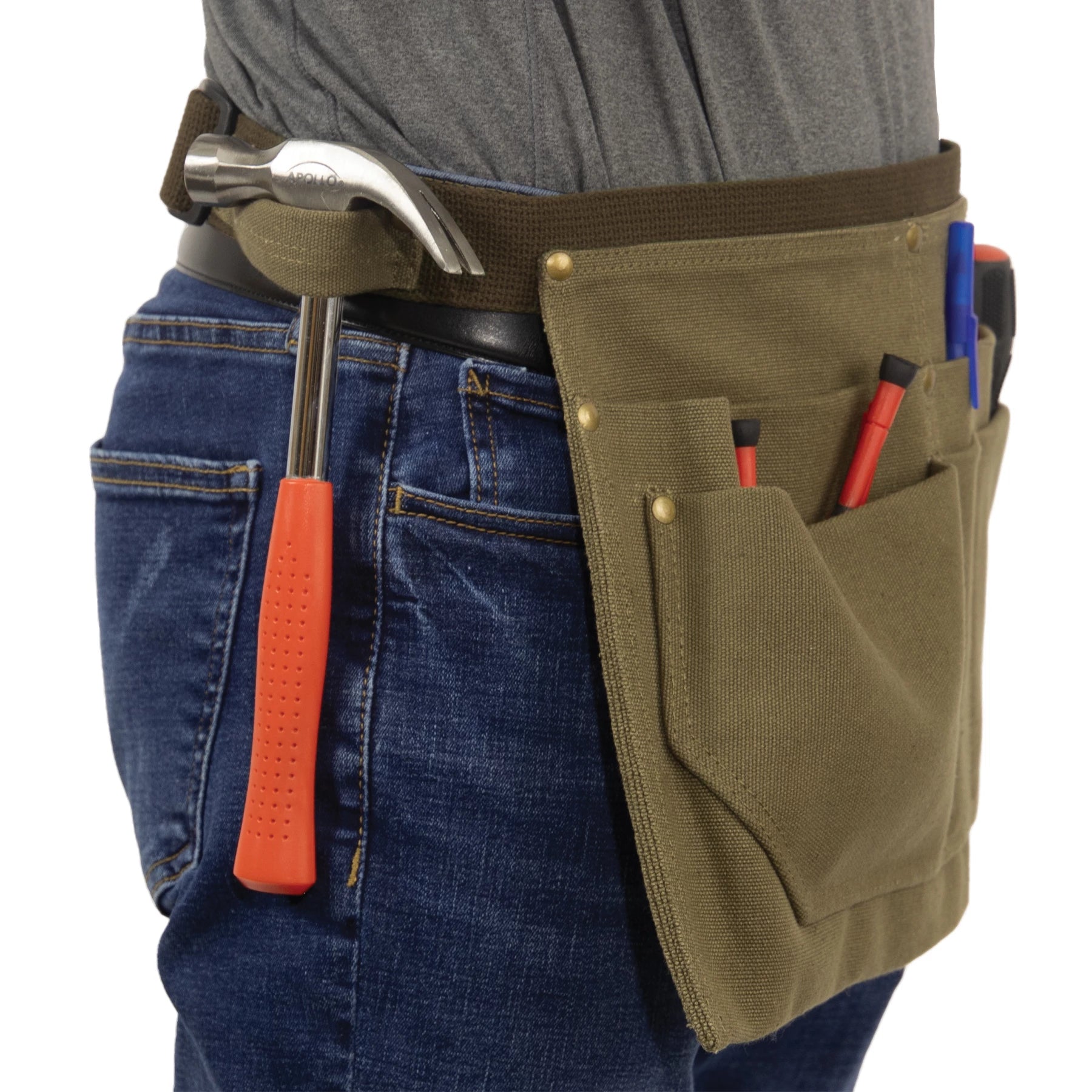 Rothco Canvas Waist Work Apron Black Sneak Previews close-up photo