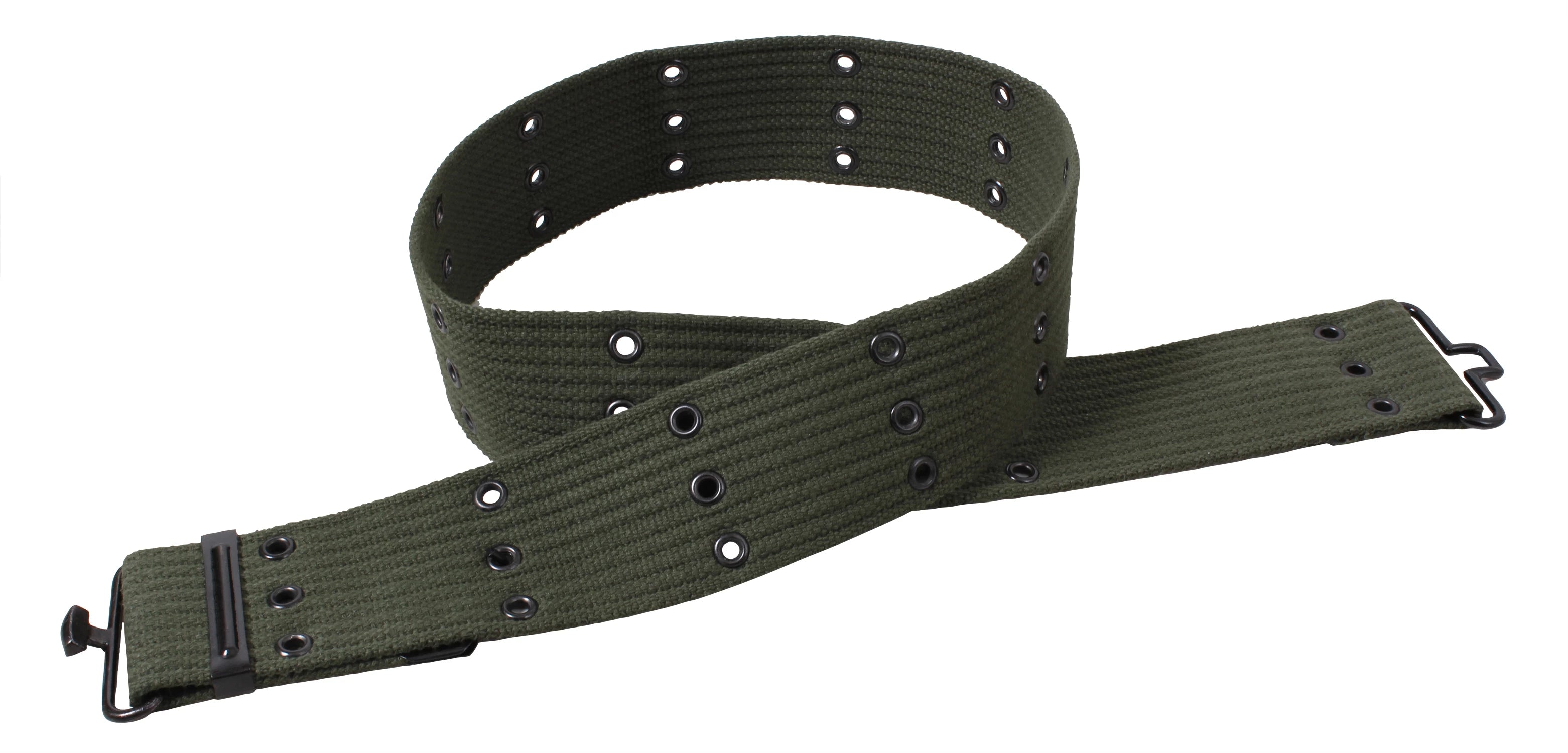 Rothco Military Style Pistol Belts Olive Drab angled product photo