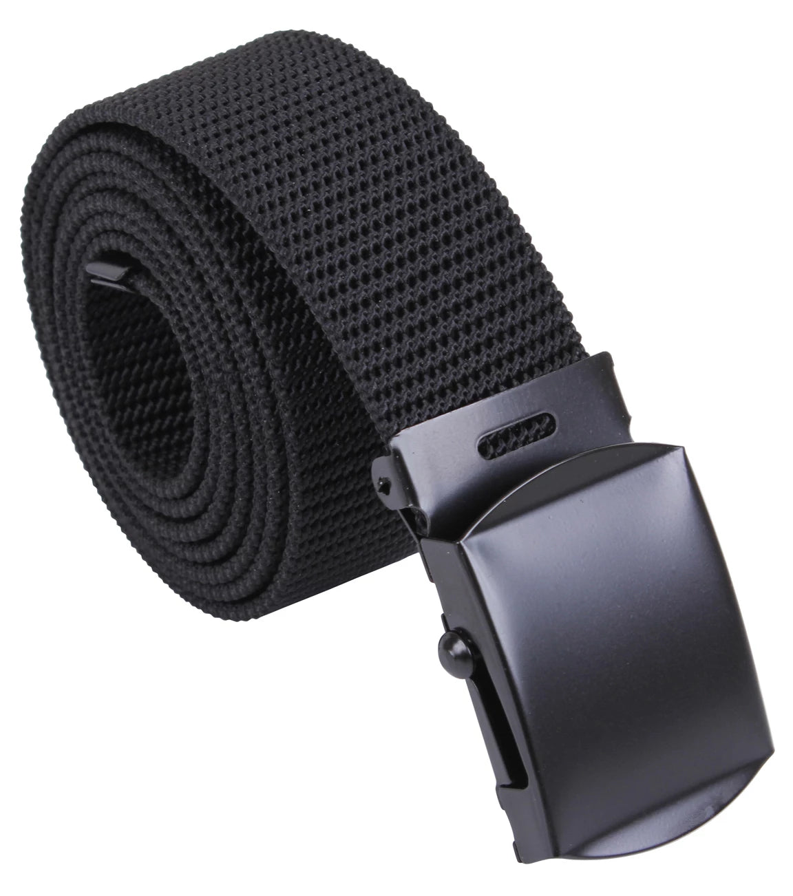 Rothco Nylon Web Belt - Black Webbing New Arrivals close-up photo
