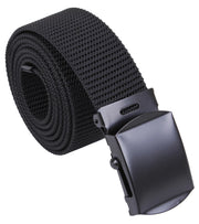 Rothco Nylon Web Belt - Black Webbing New Arrivals close-up photo