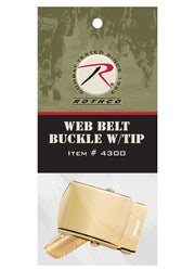 Rothco G.I. Type Web Belt Buckle And Tip Pack Accessories detail photo