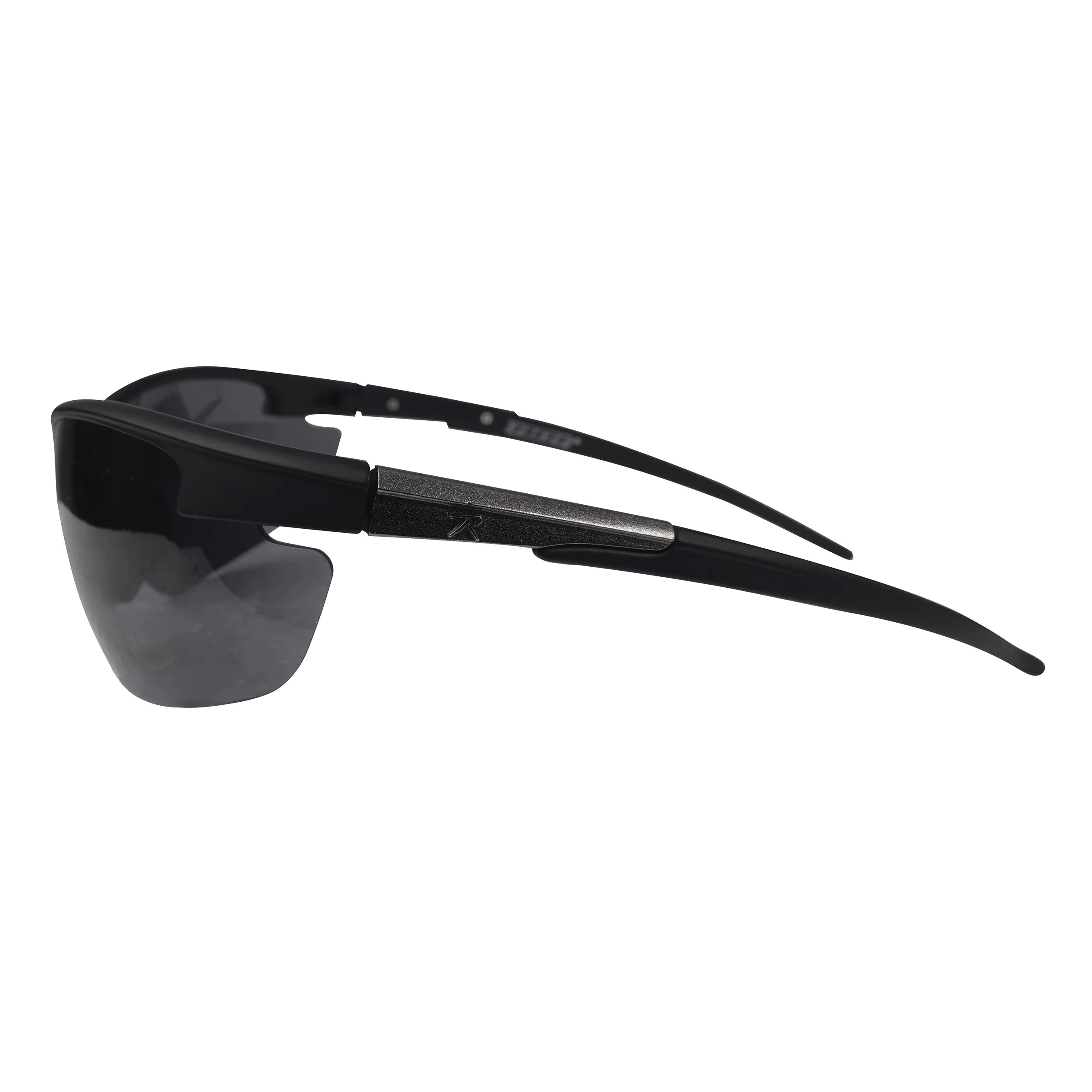 Rothco AR-7 Sport Glasses Black / Smoke Protective & Tactical reverse view