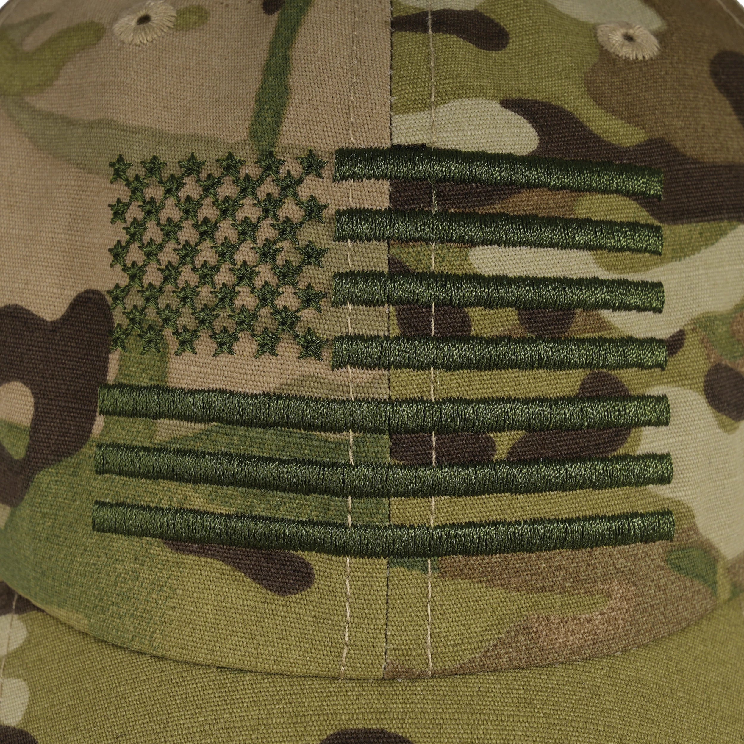 Rothco Tactical Operator Cap With US Flag MultiCam Caps reverse view