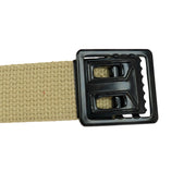 Rothco Black Open Face Web Belt Buckle Accessories side detail photo