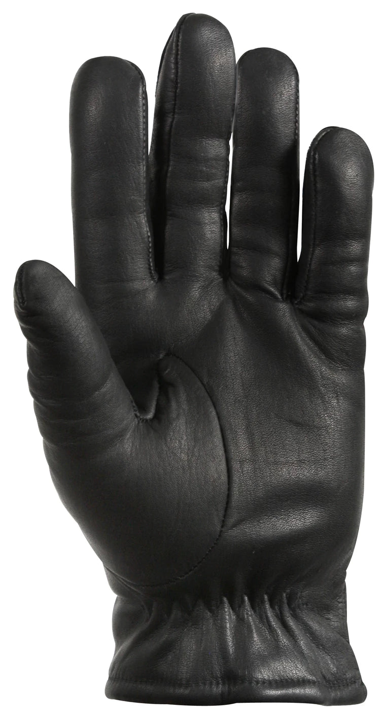 Rothco Cold Weather Leather Police Gloves reverse view