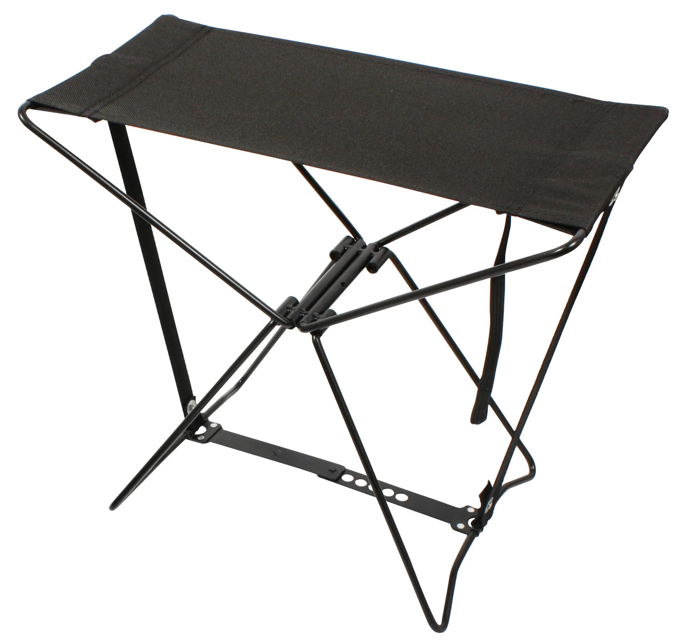 Rothco Folding Camp Stool Black Stools & Chairs side detail photo