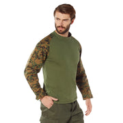 Rothco Tactical Airsoft Combat Shirt Camo T-Shirts side detail photo