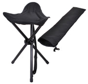 Rothco Collapsible Stool With Carry Strap Black Camp Stools & detail photo