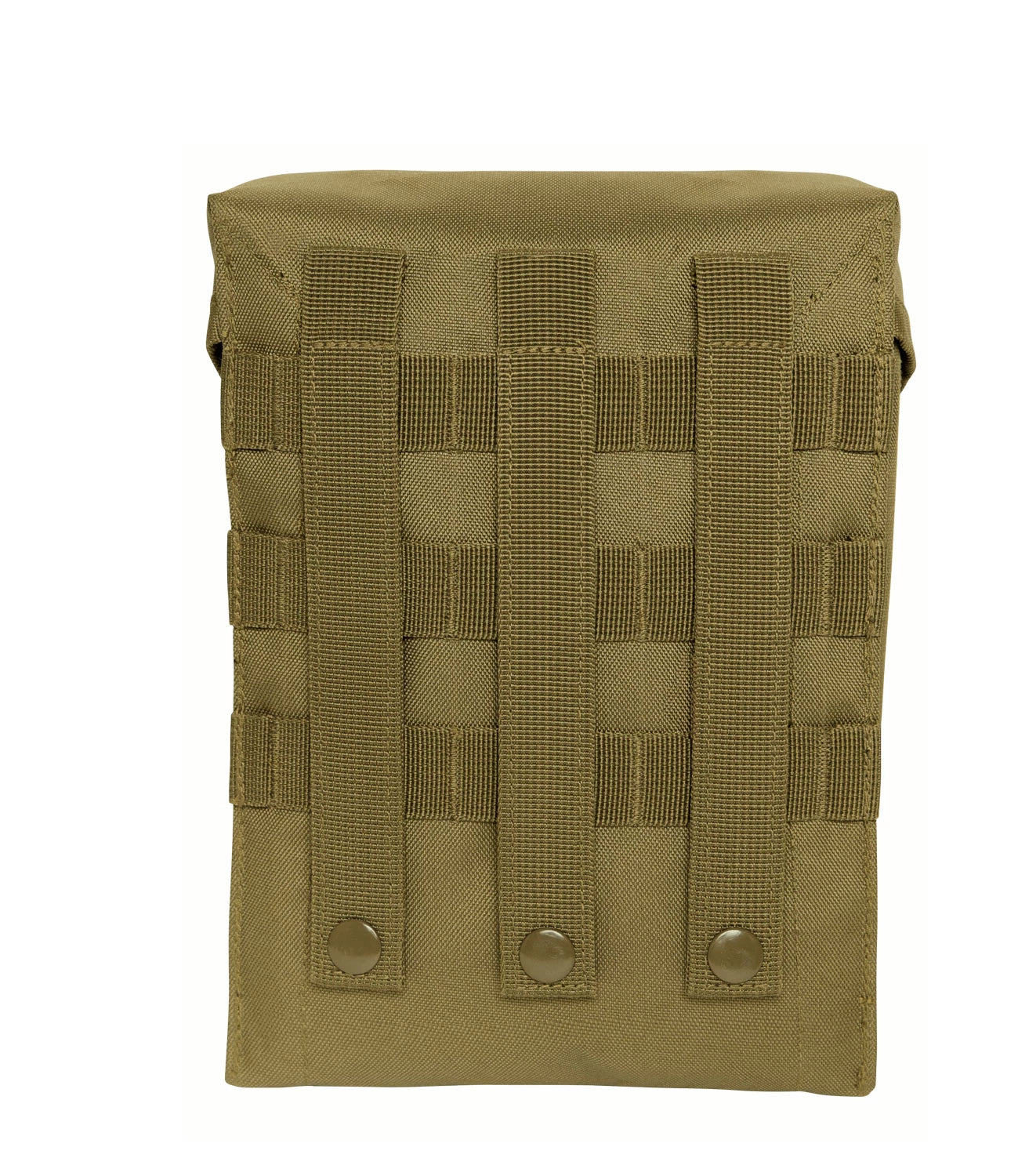 Rothco MOLLE II 200 Round SAW Pouch Coyote Brown angled product photo