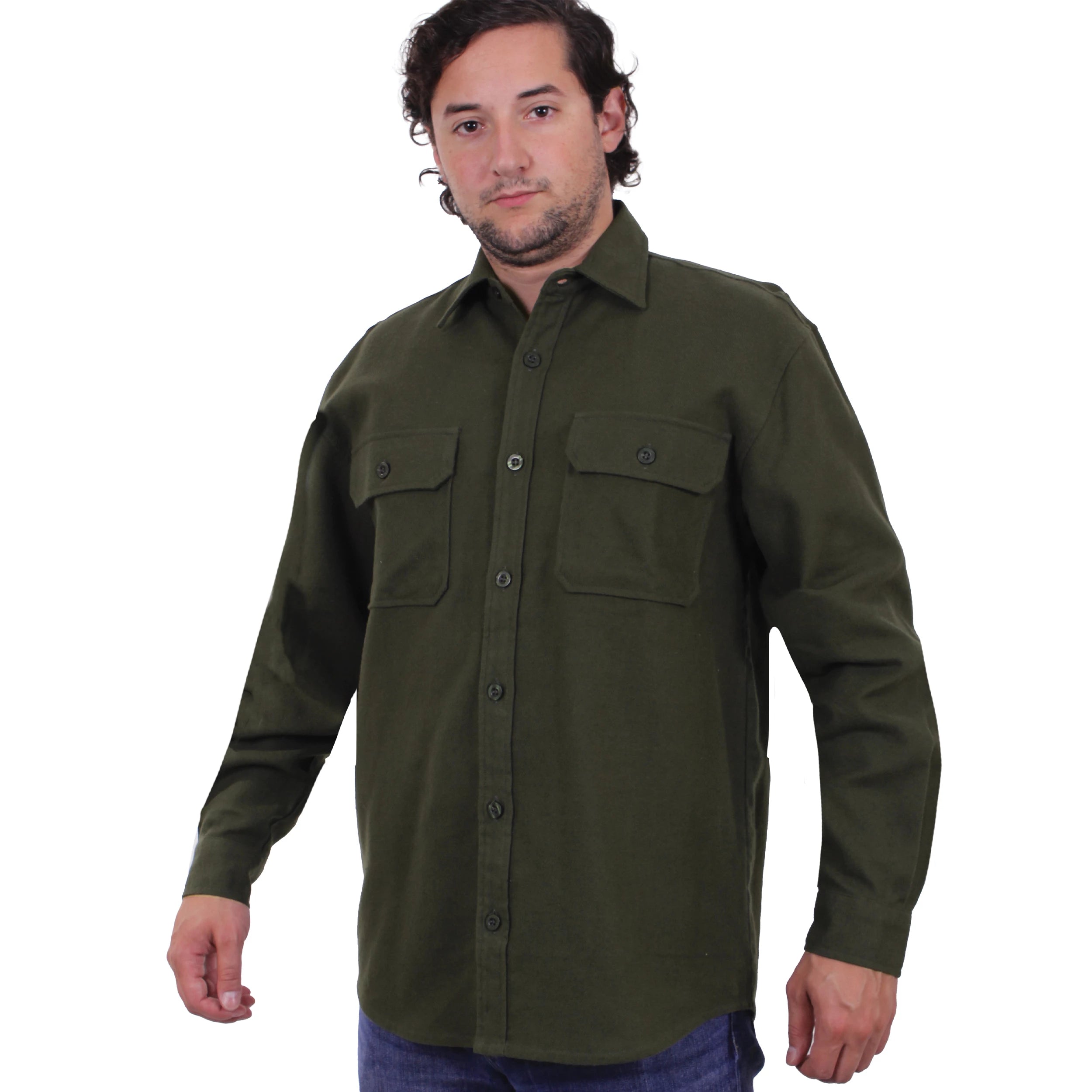Rothco Heavy Weight Solid Flannel Shirt and Casual Shirts detail photo
