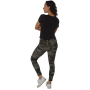 Rothco Womens Workout Performance Camo Leggings With Pockets Bottoms and alternate photo