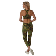 Rothco Womens Workout Performance Camo Leggings With Pockets Bottoms angled product photo