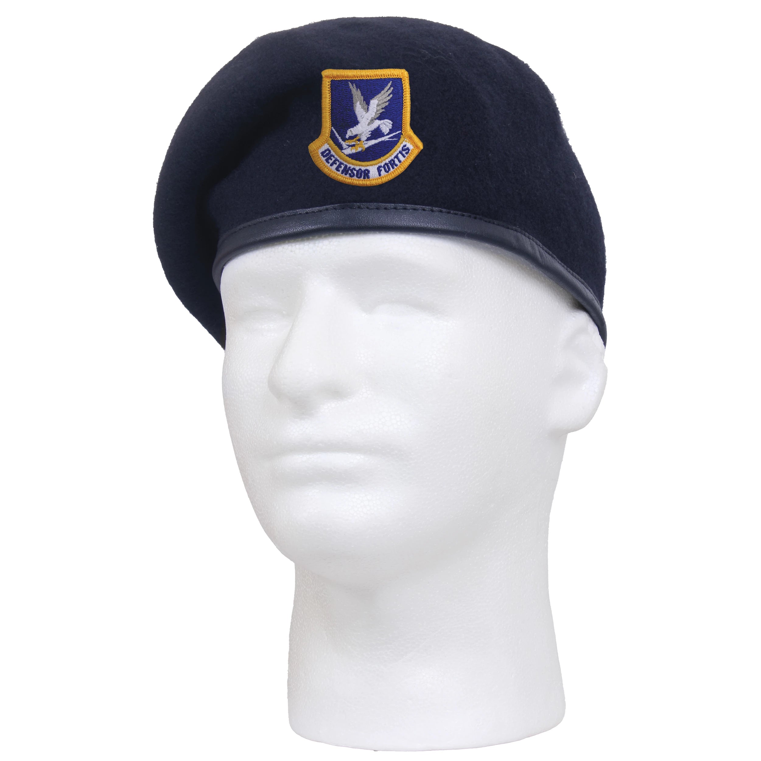Rothco Inspection Ready Beret With USAF Flash - Midnight Navy alternate photo