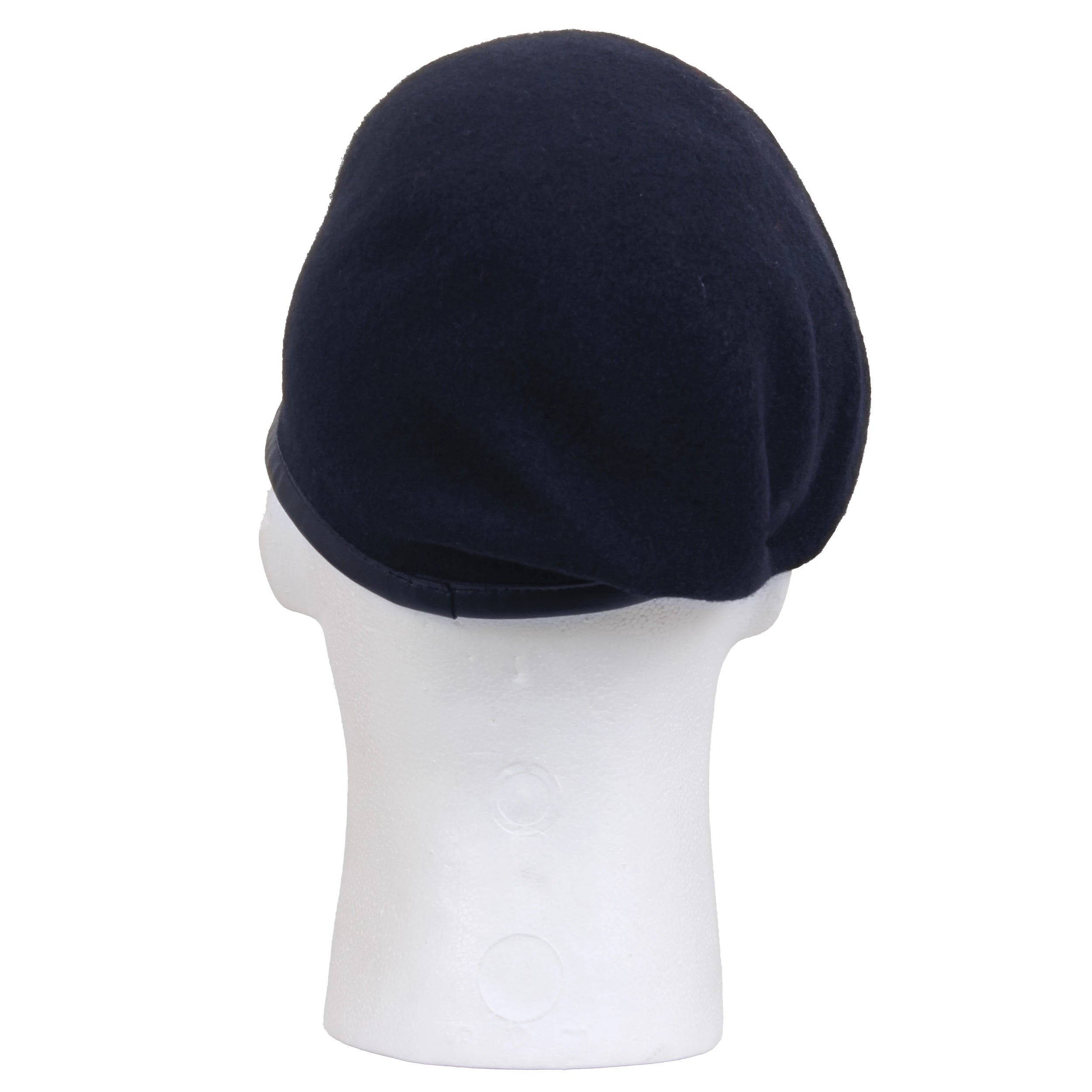 Rothco Inspection Ready Beret With USAF Flash - Midnight Navy close-up photo