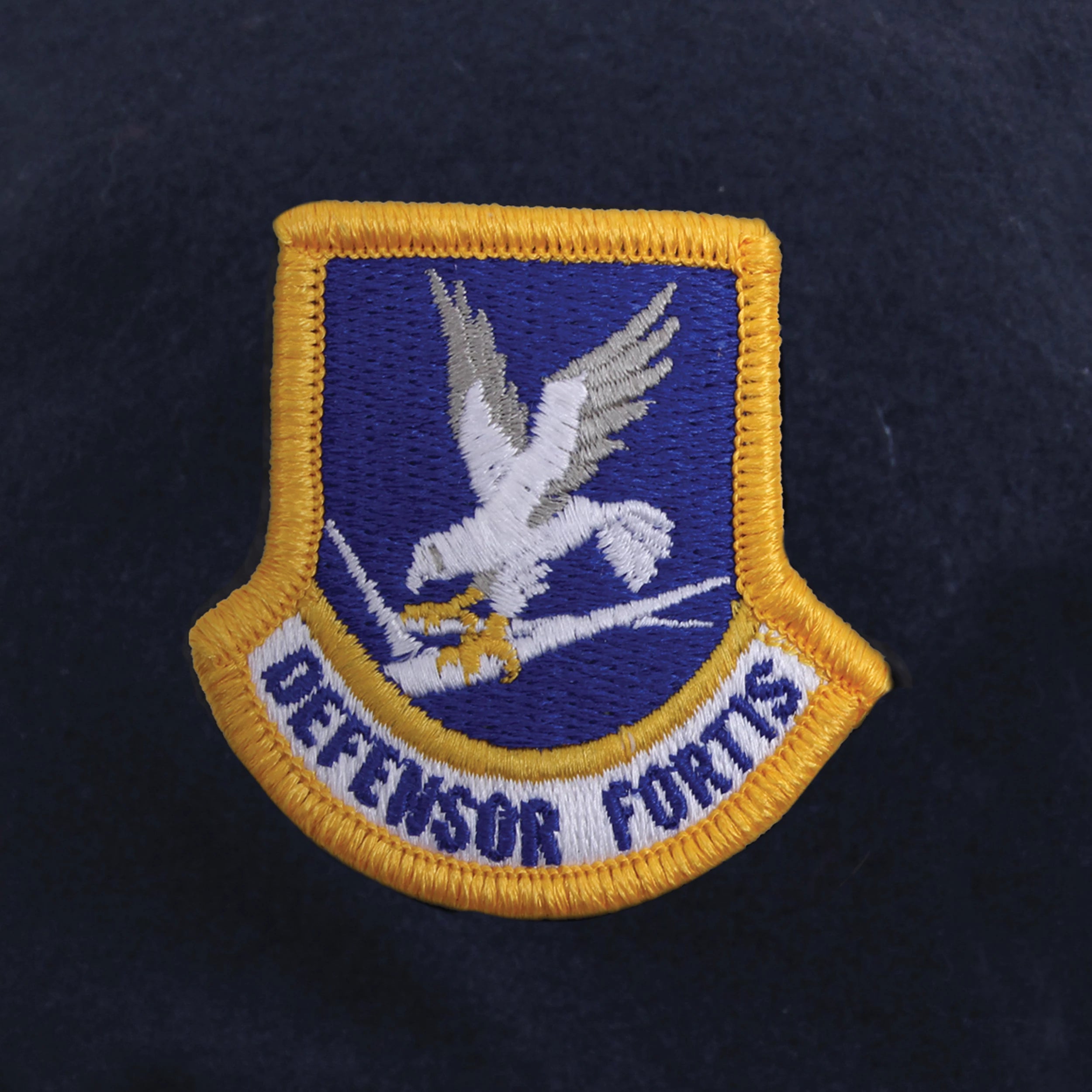 Rothco Inspection Ready Beret With USAF Flash - Midnight side detail photo