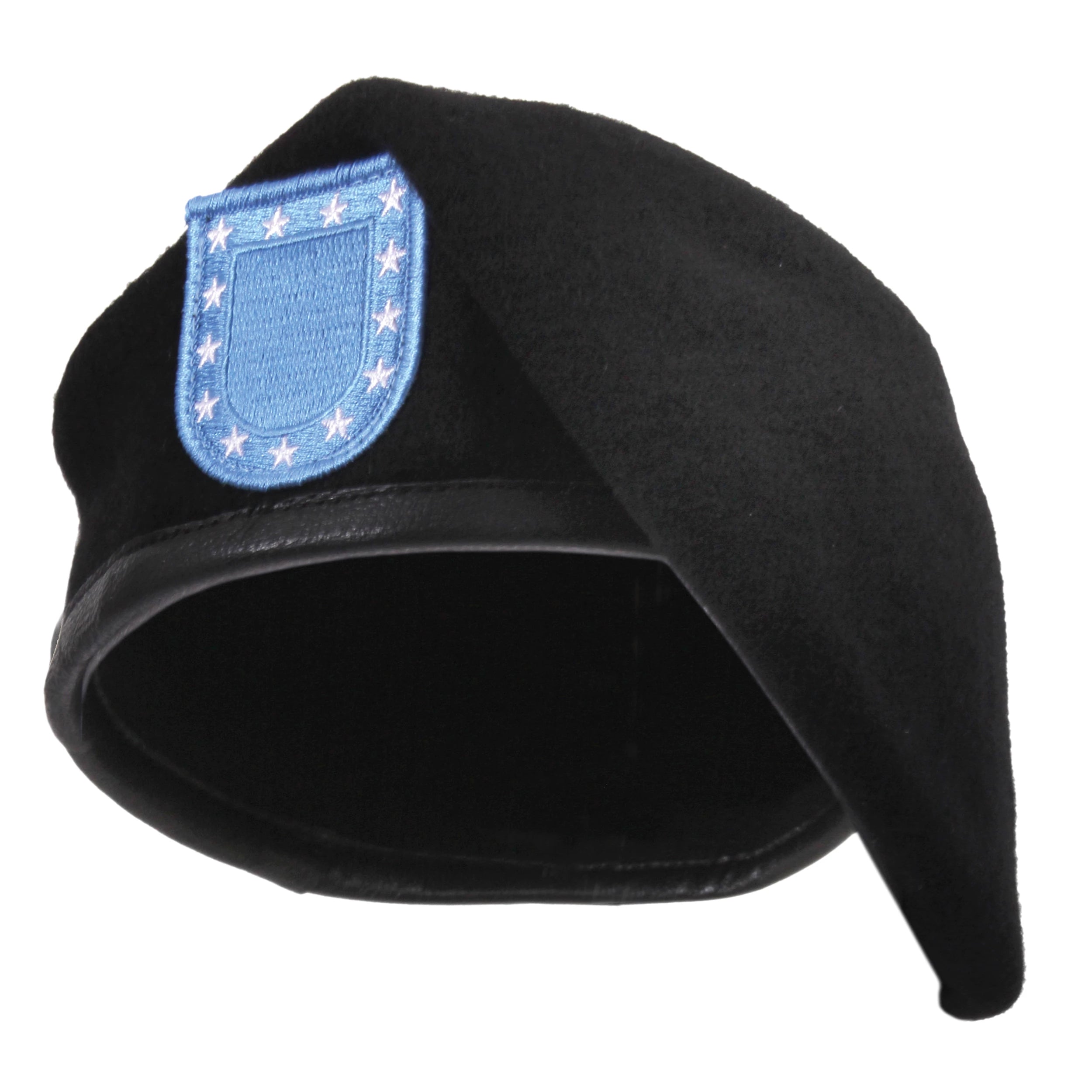 Inspection Ready Black Beret With Flash