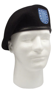 Rothco Inspection Ready Black Beret With Flash Berets alternate photo