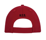 Rothco R.E.D. Remember Everyone Deployed Low Profile Cap Red side detail photo