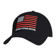 Rothco R.E.D. Remember Everyone Deployed Low Profile Cap Red Baseball additional view