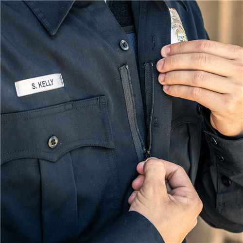 Class A Flex-Tac Poly/Wool Twill L/S