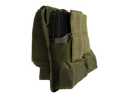 Rothco MOLLE Universal Double Rifle Mag Pouch New Arrivals reverse view