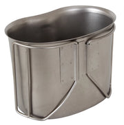 Rothco GI Style Stainless Steel Canteen Cup Hydration side detail photo