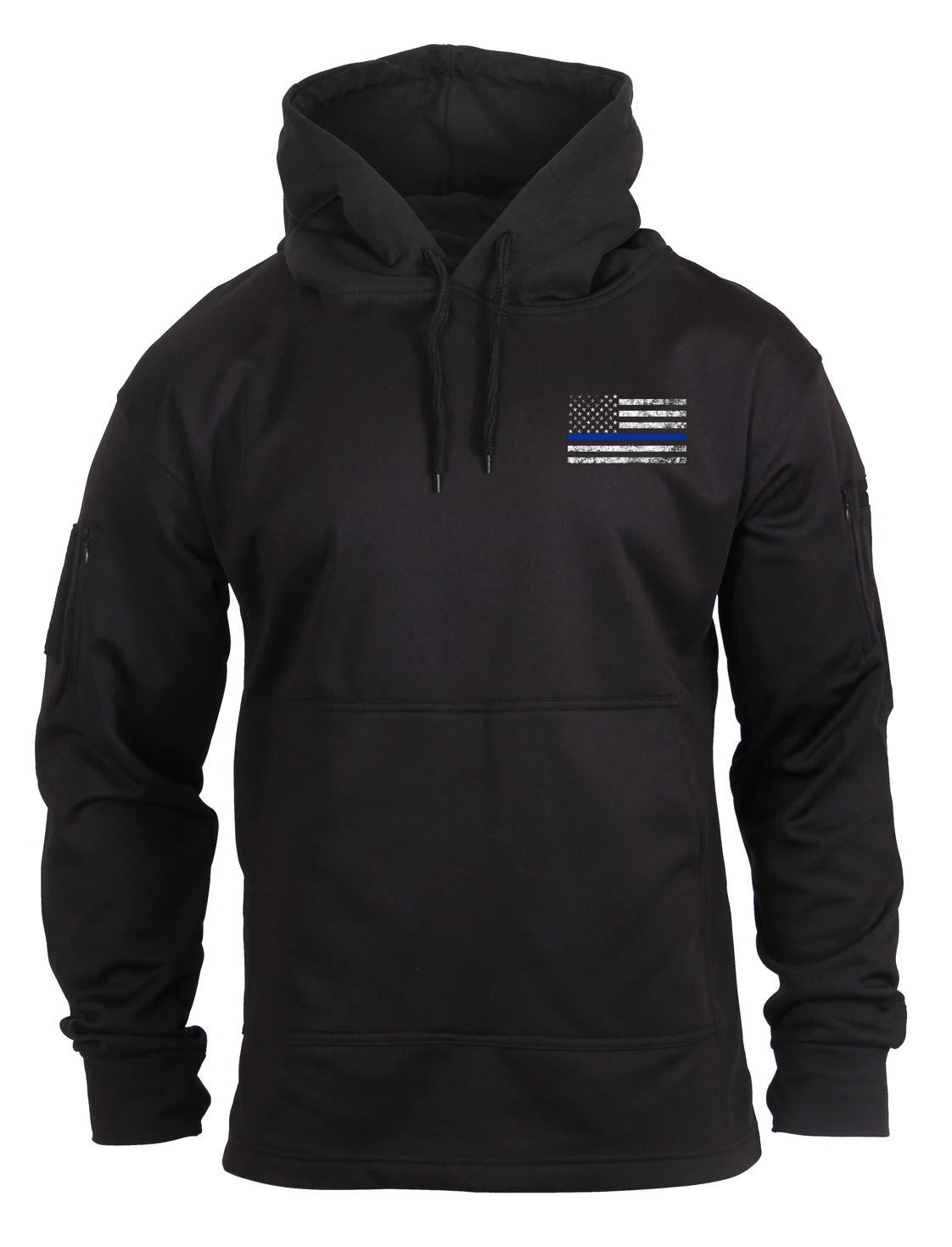 Rothco Concealed Carry Thin Blue Line Hoodie New Arrivals additional view