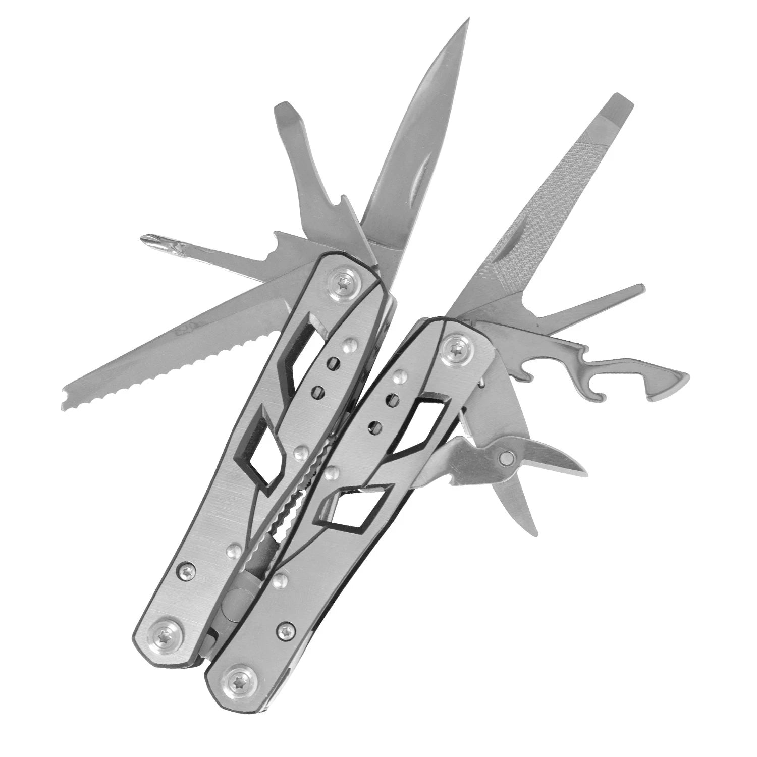 Rothco Stainless Steel Multi-Tool Black Multi-Tools angled product photo