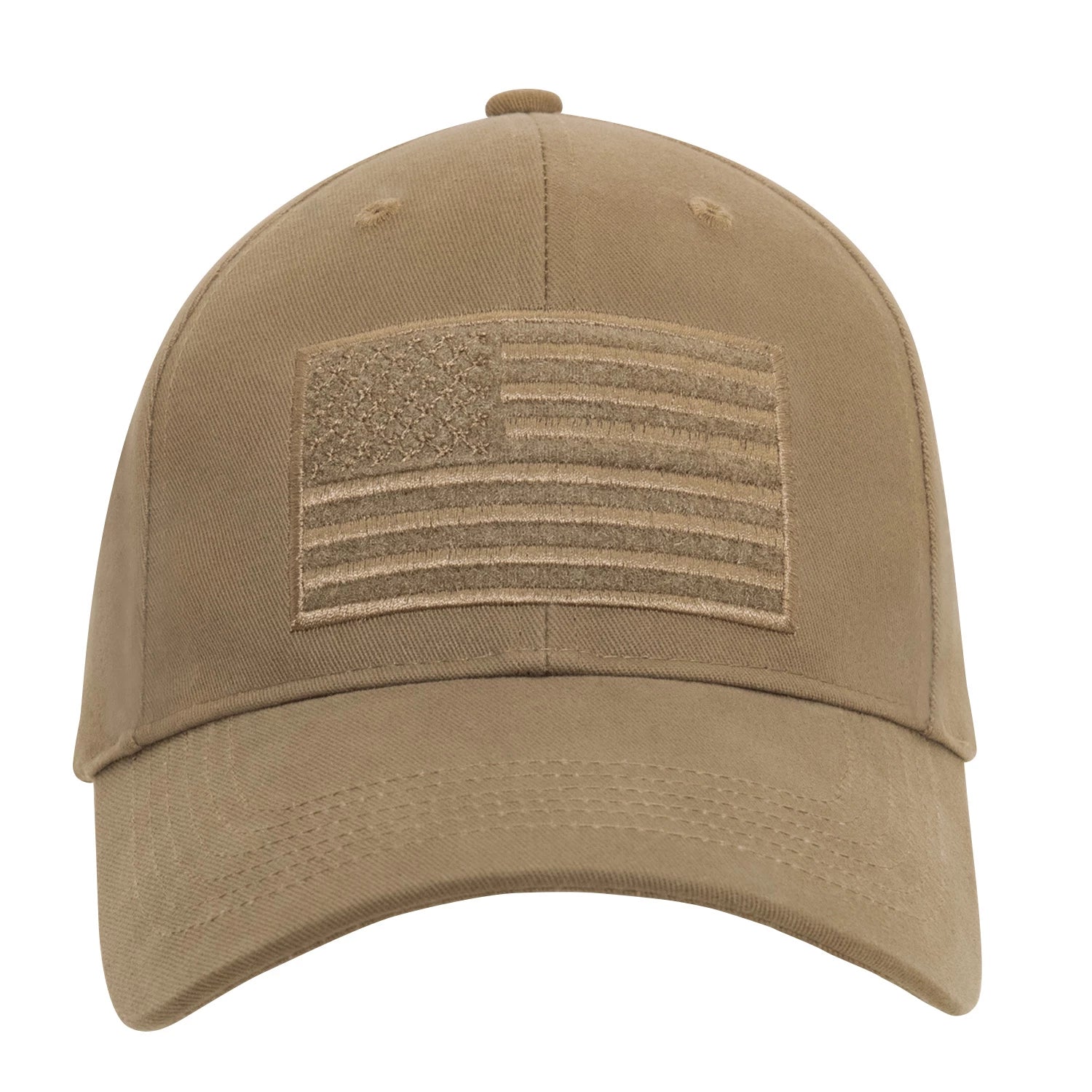 Rothco Hook & Loop U.S. Flag Low Profile Cap angled product photo