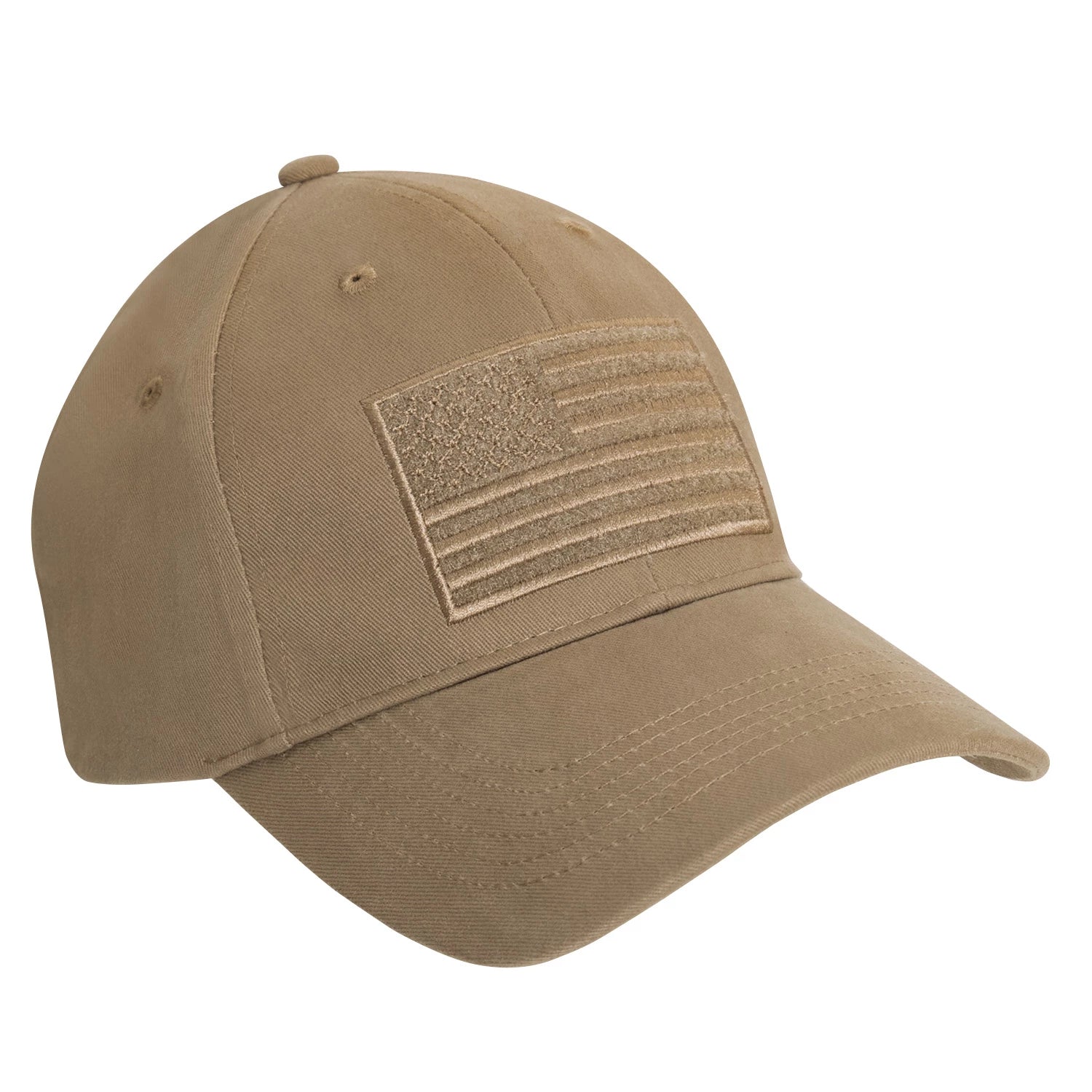 Rothco Hook & Loop U.S. Flag Low Profile Cap side detail photo