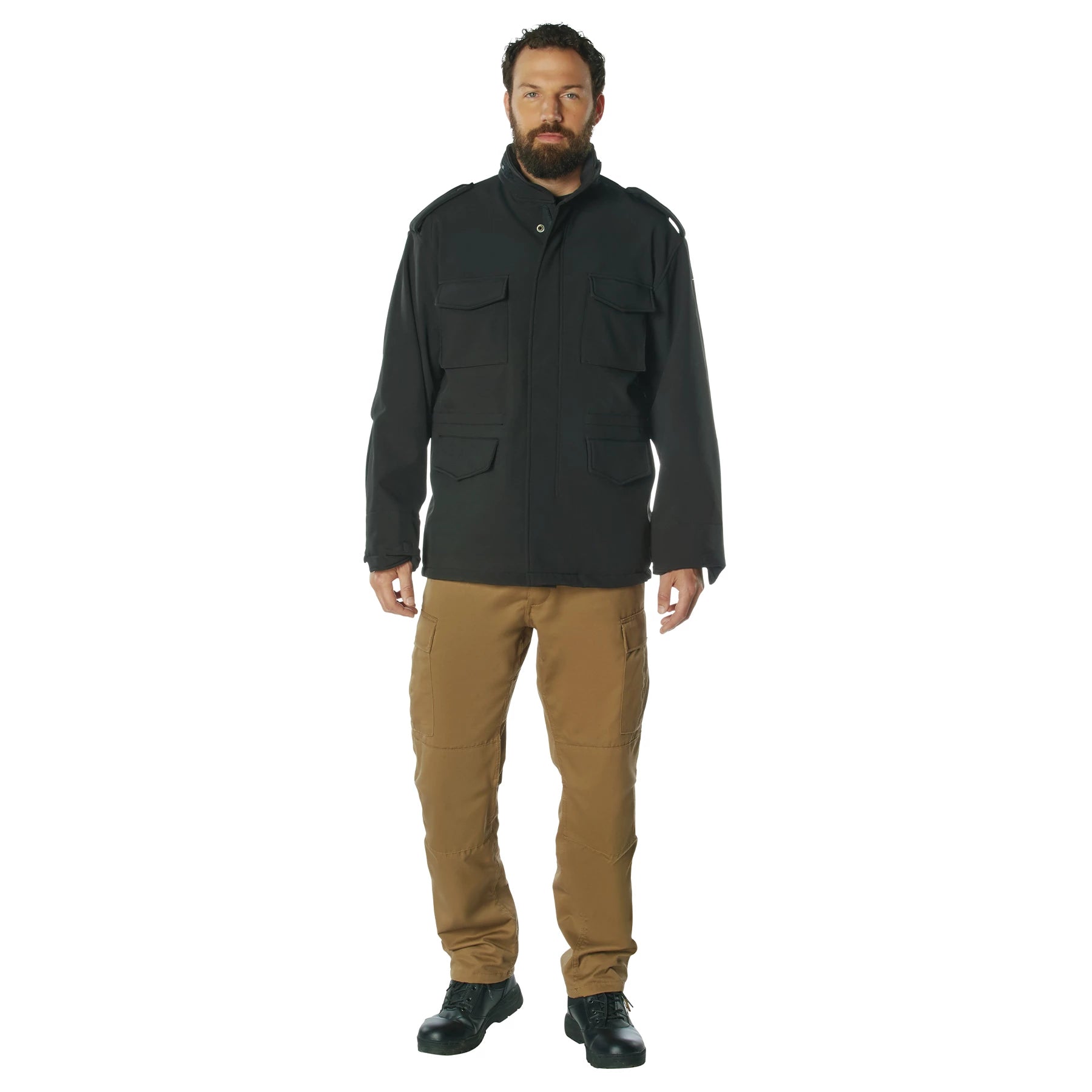 Rothco Soft Shell Tactical M-65 Field Jacket Jackets side detail photo