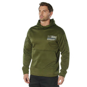 Rothco Concealed Carry Thin Blue Line Hoodie New Arrivals reverse view