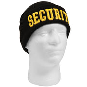 Rothco Deluxe Public Safety Embroidered Watch Cap Black / angled product photo