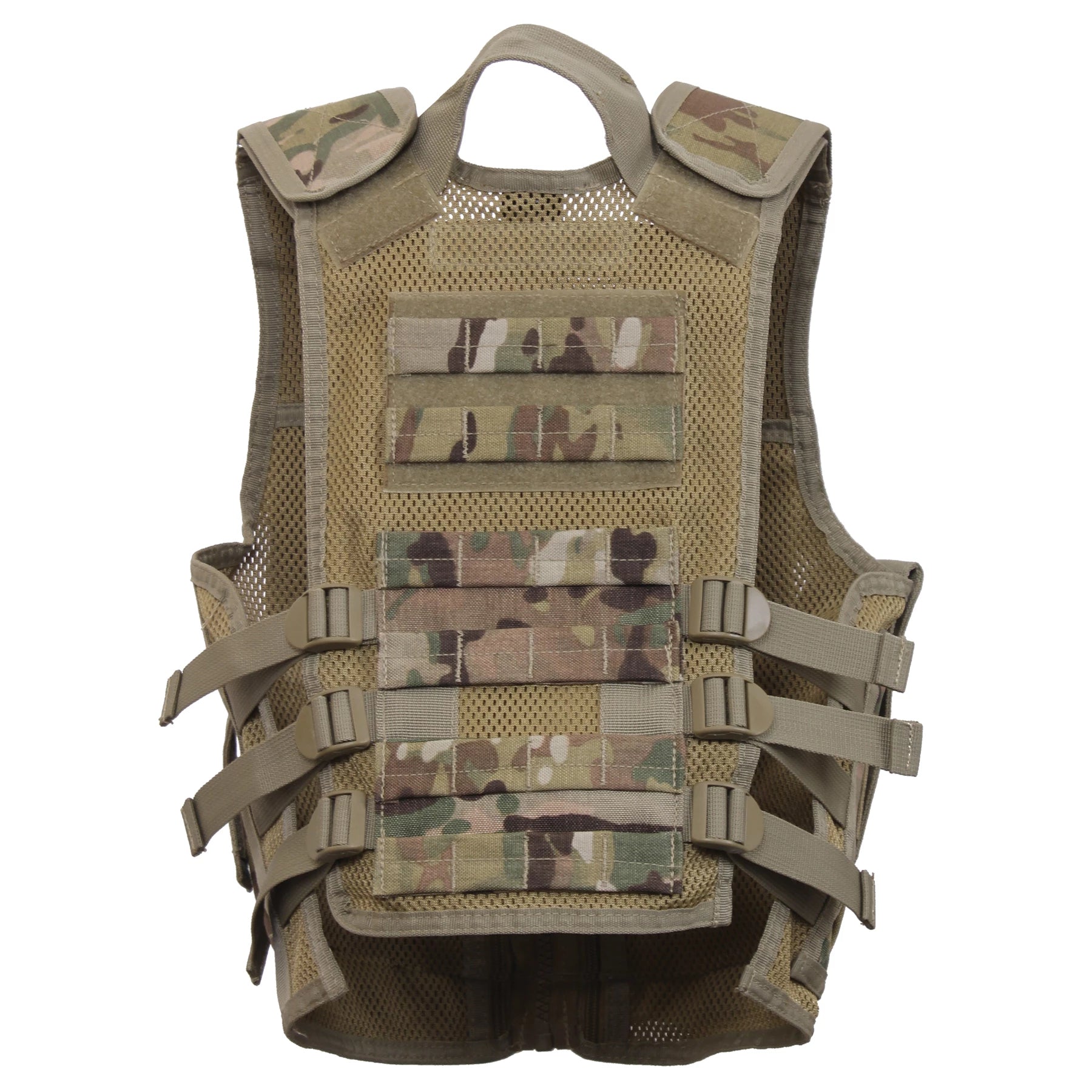 Rothco Kid Tactical Cross Draw Vest Black angled product photo
