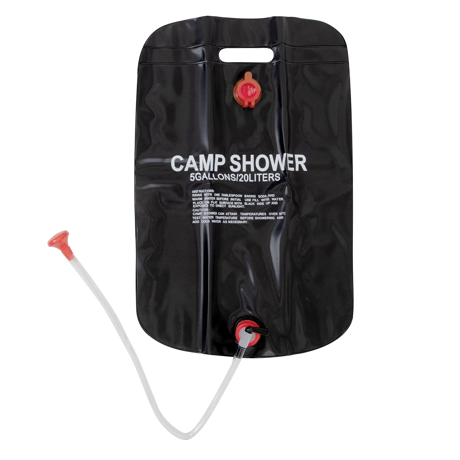 Rothco Solar Camping Shower Emergency Survival and Outdoor Gear side detail photo
