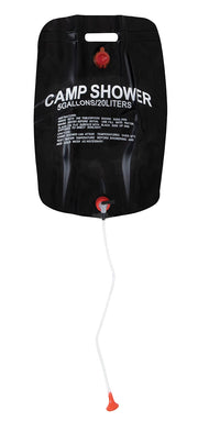 Rothco Solar Camping Shower Emergency Survival and Outdoor Gear angled product photo